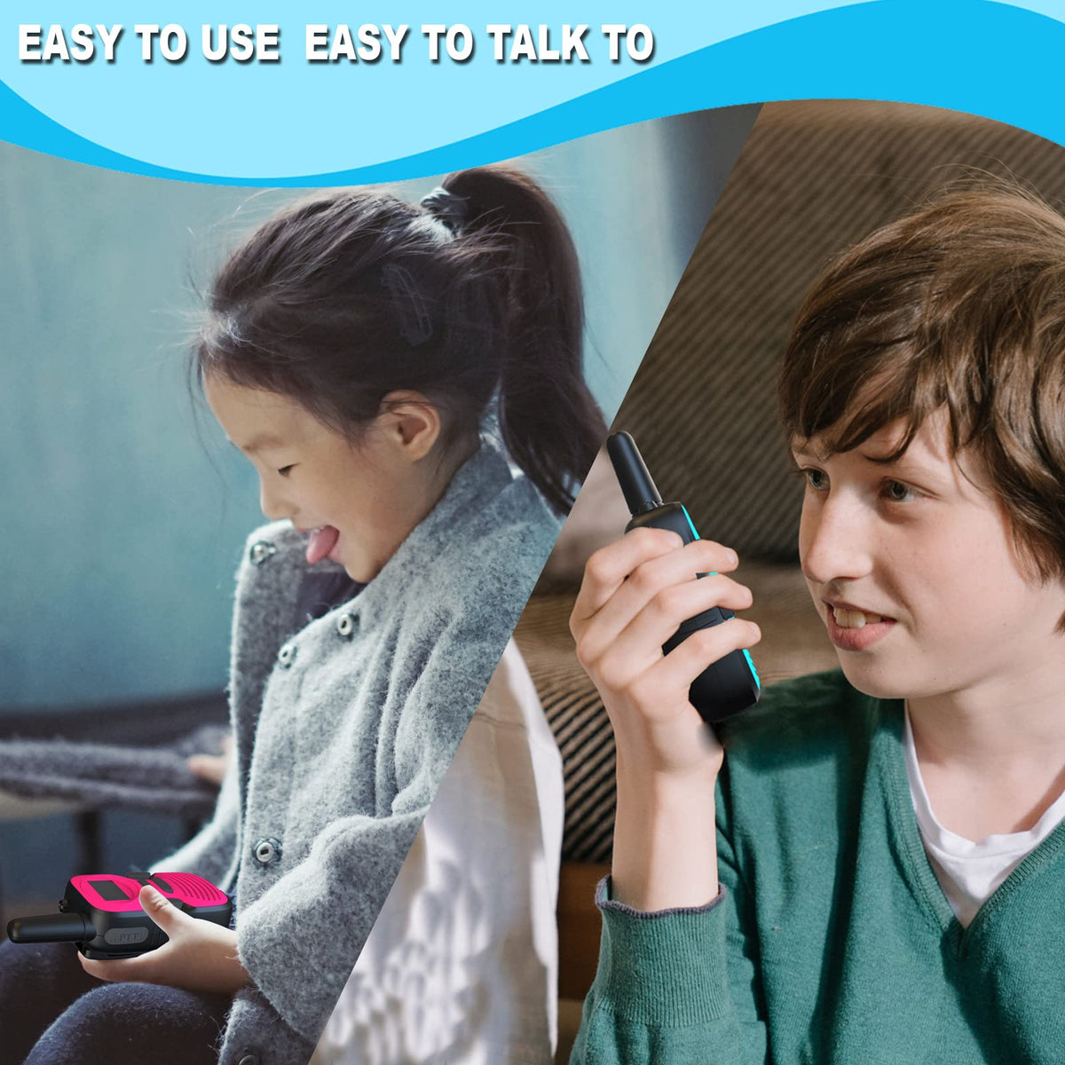 Upitry 3-pack walkie talkies promote parent-child bonding during outings.