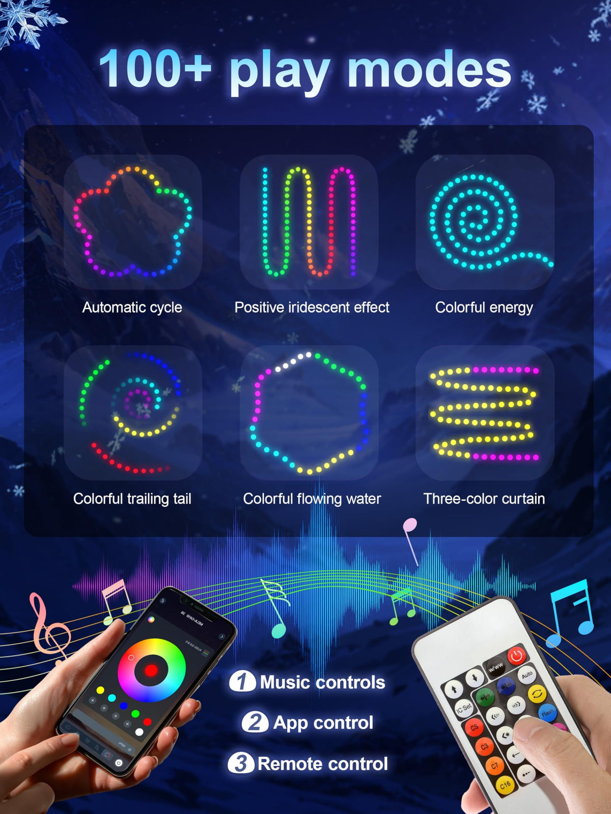 UPORPOR light-up princess dress with app control for music synced fun