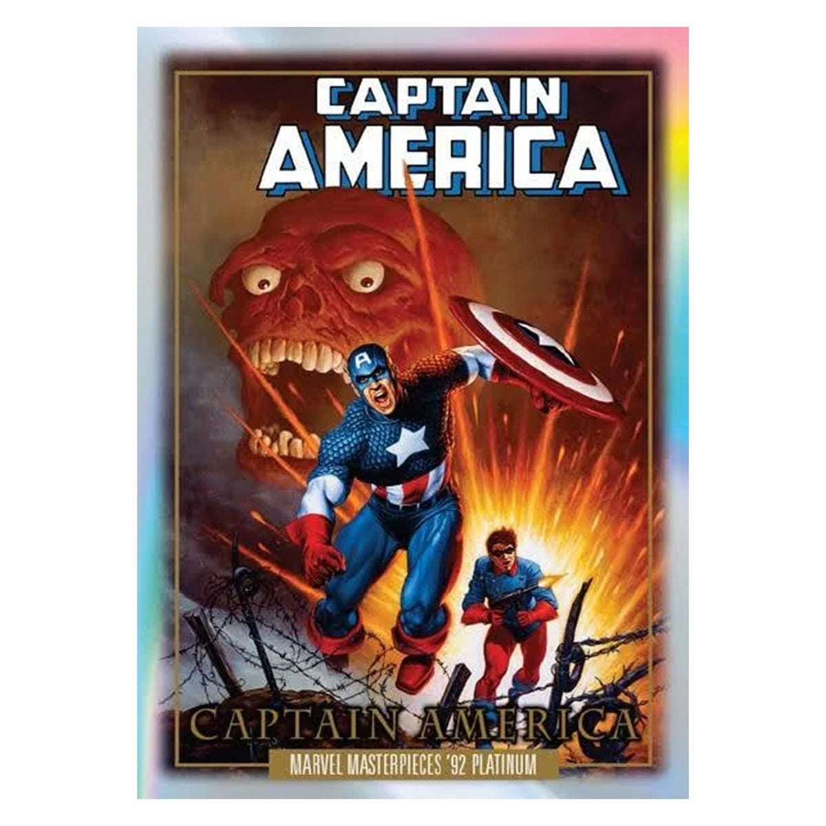 Fantastic Covers insert design featured in Marvel Masterpieces 92 Platinum