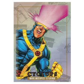 Rainbow parallel insert variation shown in Marvel Masterpieces 92 Platinum