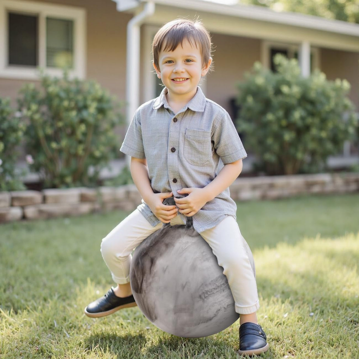 Clouds Hopper Ball used indoors and outdoors for versatile play