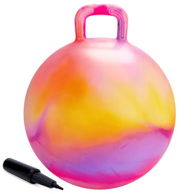 Upper Rider Hopper Ball pink with handle for safe indoor play