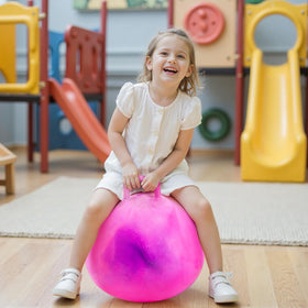 Upper Rider reinforced PVC construction ensures durability for active bouncing sessions.