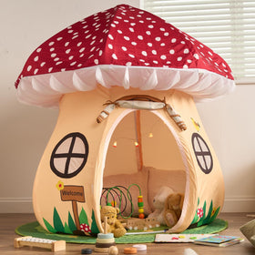 Urban Creations Enchanted Mushroom Tent front view, cozy play space.