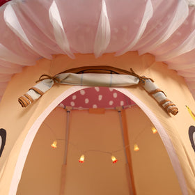 Urban Creations Enchanted Mushroom Tent two-kid space for shared stories.