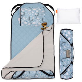 Urban Infant Tot Cot Nap Mat cover keeps preschool bedding tidy and portable.