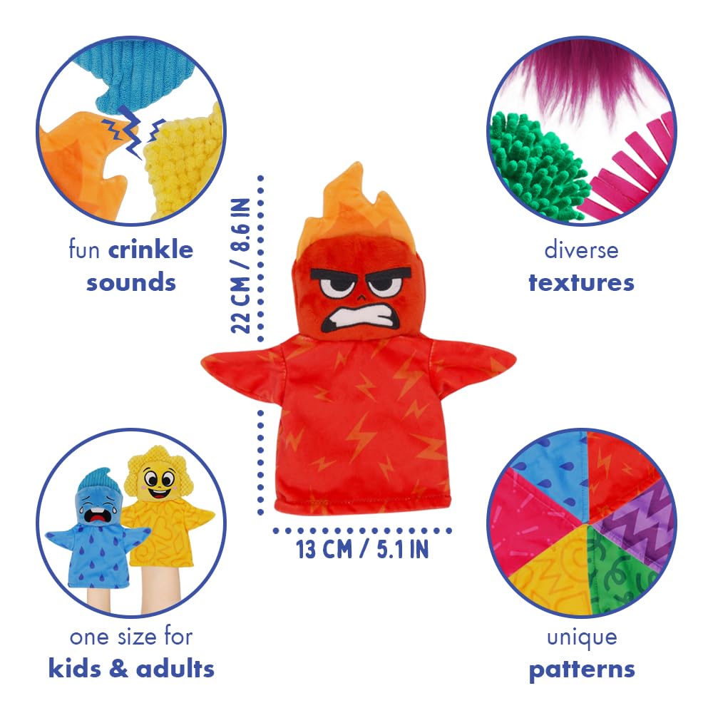 UrbanKiddy's My Emotion Friends texture closeup shows tactile variety for sensory exploration