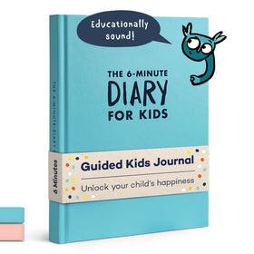 UrBestSelf 6-Minute Kids Diary cover invites daily gratitude and mindfulness.
