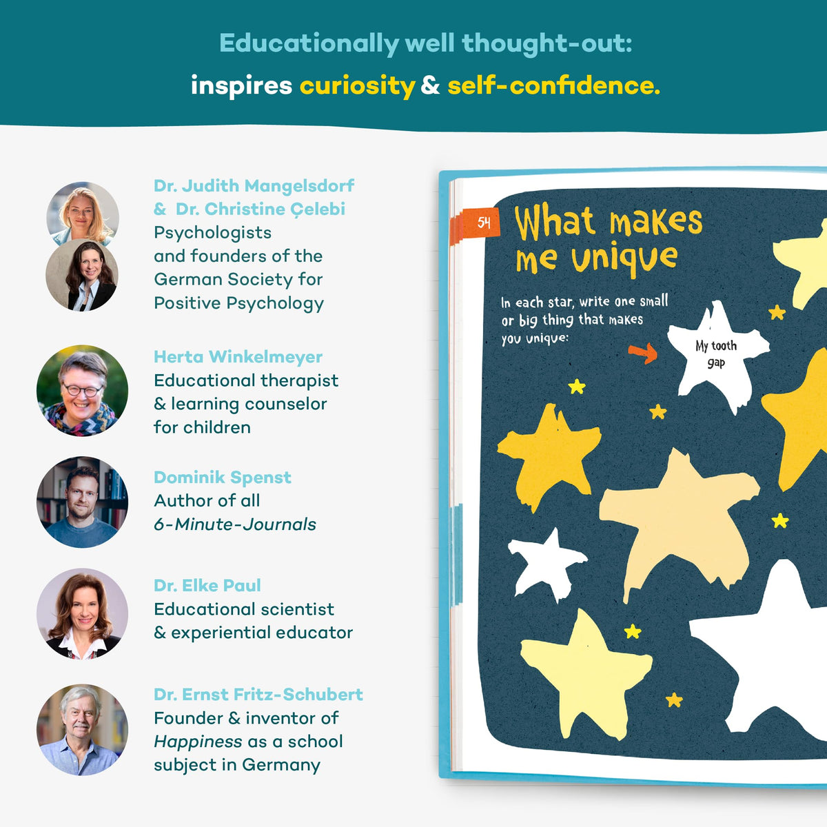 UrBestSelf 6-Minute Kids Diary emotions exploration page aids awareness and expression.