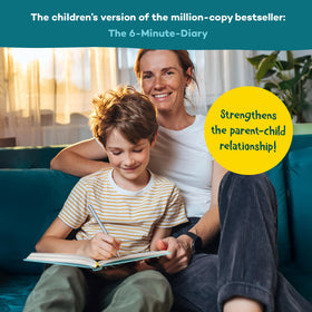 UrBestSelf 6-Minute Kids Diary inside pages offer kid-friendly prompts for emotional exploration.