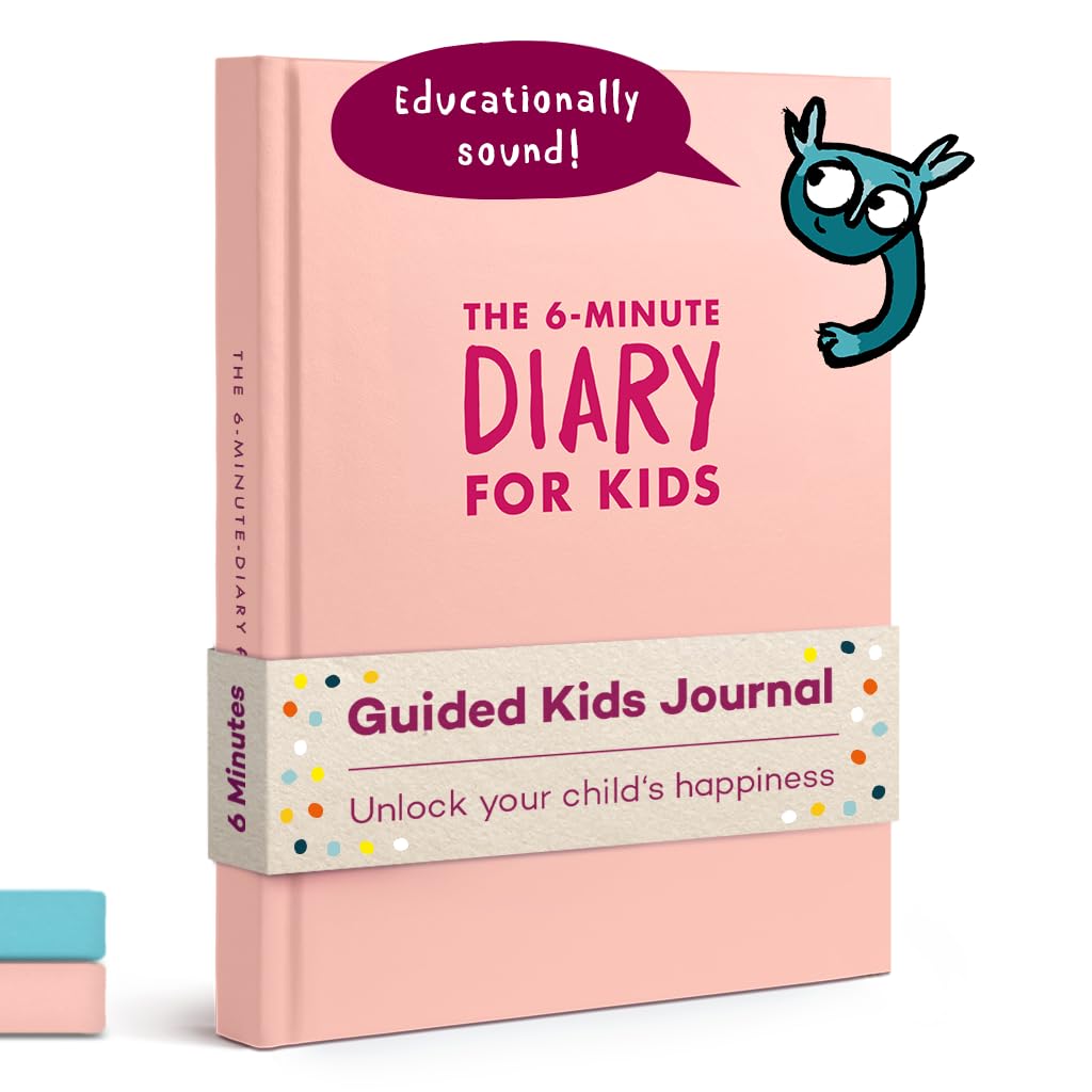 UrBestSelf 6Minute Kids Diary cover view to spark gratitude and positive routines