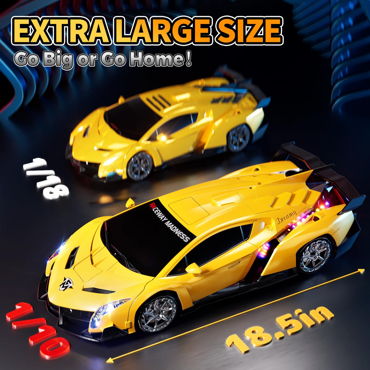 Uregoio transform RC car in robot mode sparks imaginative battles.