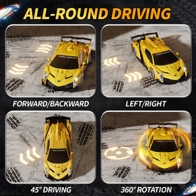 Uregoio stunt wheels enable 360° spins and drifts.