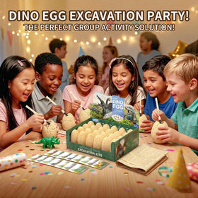 Dinosaur dig kit party favors from Uregoio for celebrations