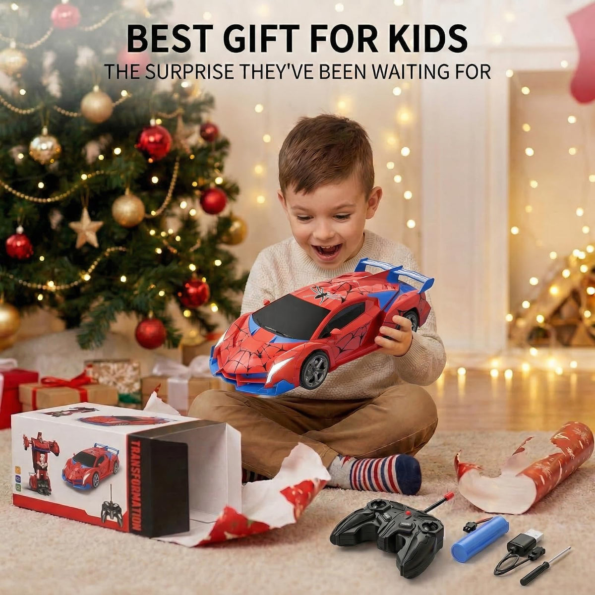 Uregoio durable ABS plastic body resists falls during playtime.