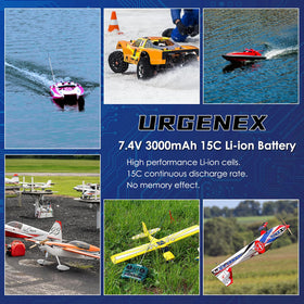 URGENEX 15C discharge supports consistent throttle during rapid runs.