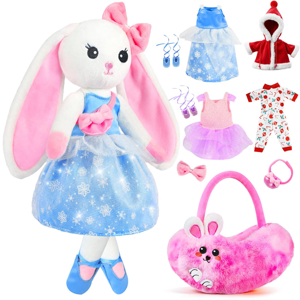 URMYWO ballerina doll with dress-up capes for imaginative play