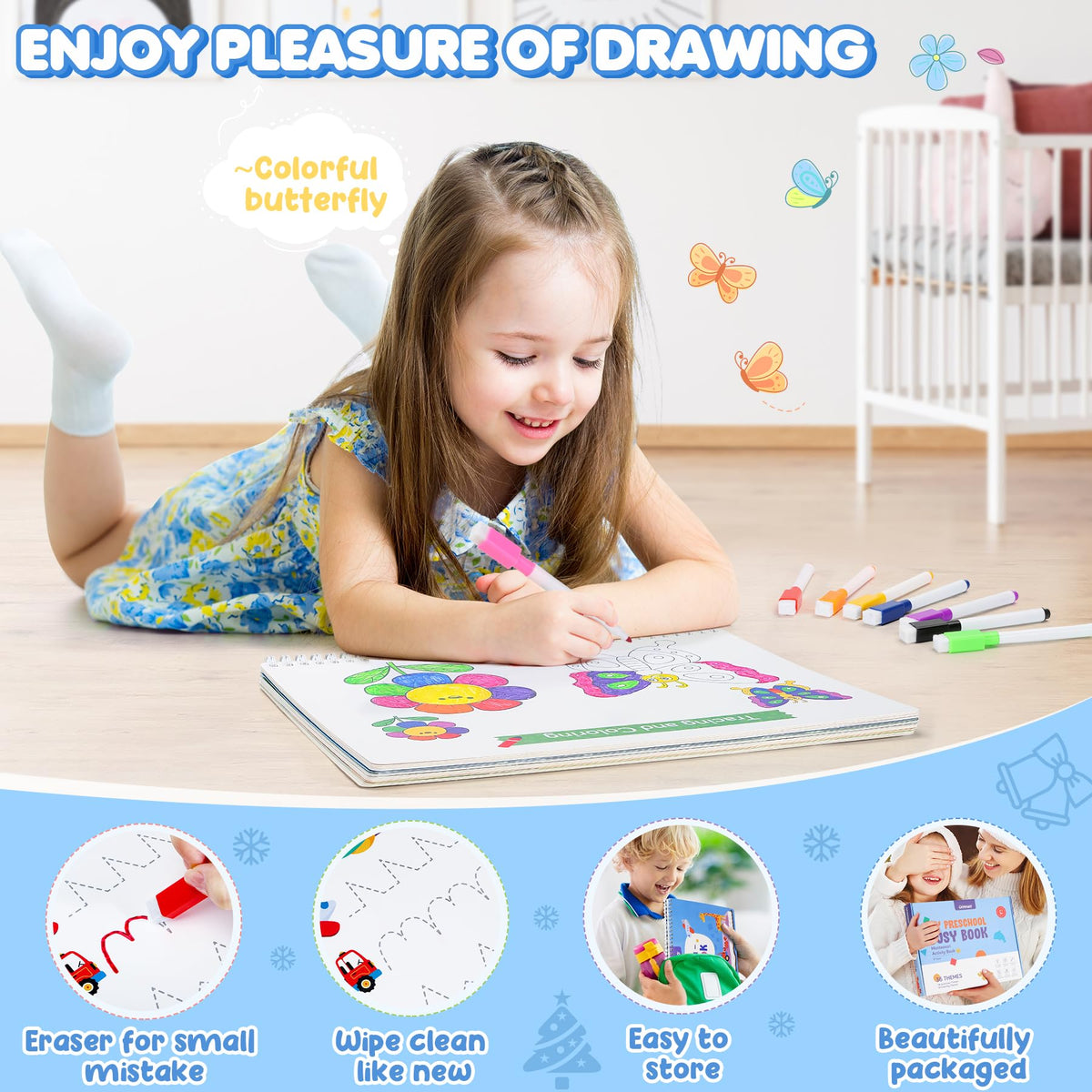 URMYWO Busy Book educational activities pack supports early learning through play.