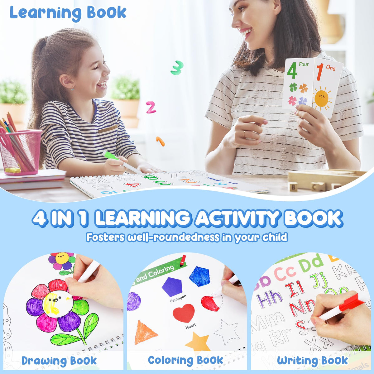 URMYWO Busy Book road-trip essentials provide screen-free entertainment on the go.
