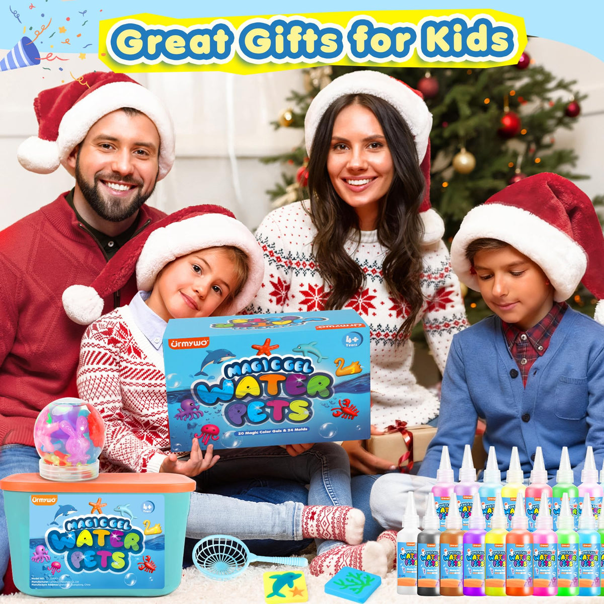 URMYWO dipping action demonstrates easy molding and squishy creation.