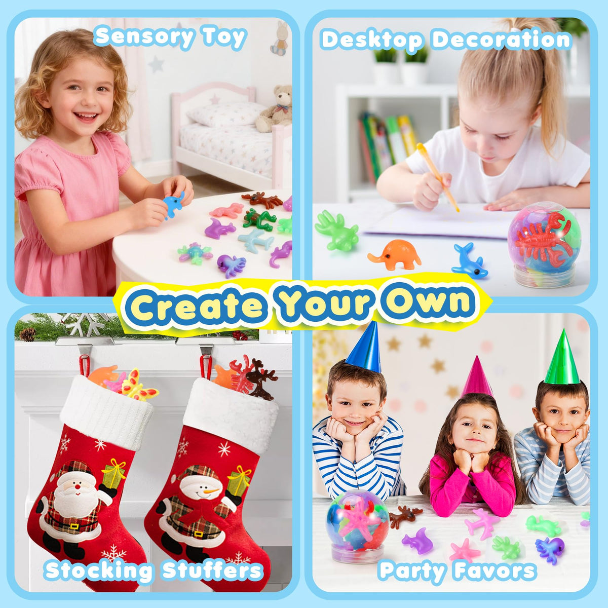 URMYWO glitter gel adds sparkle to DIY water pets.