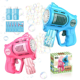 UROINT bubble gun 2-pack front view for outdoor kids play and bubbles