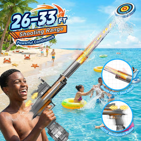 UROINT electric water gun long-range jet reaches 33 feet for distant targets