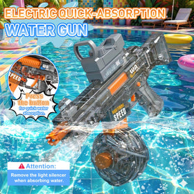 UROINT electric water gun features a non-slip grip for secure handling during play.