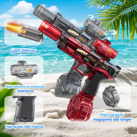 UROINT water gun capable of a 26-foot range for distant targets.
