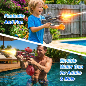 UROINT water guns ideal for pools, beaches, and parties.