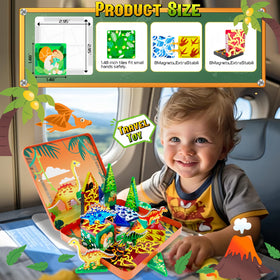 URRLUNA dino world builders showcase volcano and jungle for imaginative scenarios.