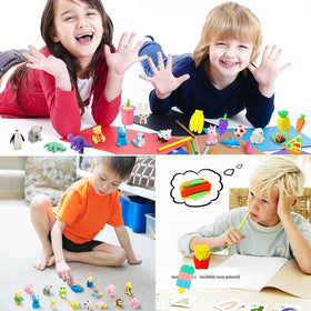 URSKYTOUS fruit eraser engage kids in learning activities