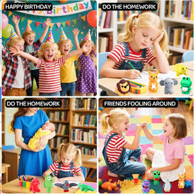URSKYTOUS party favors and classroom prizes with vivid erasers