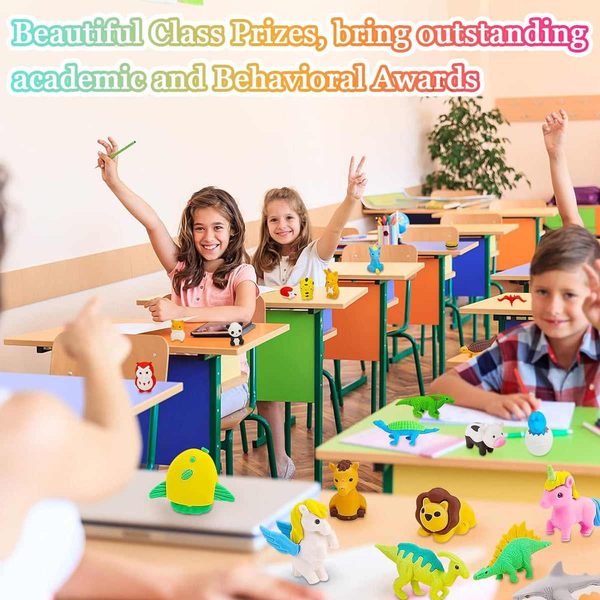 URSKYTOUS party erasers make lively favors for prizes and treats