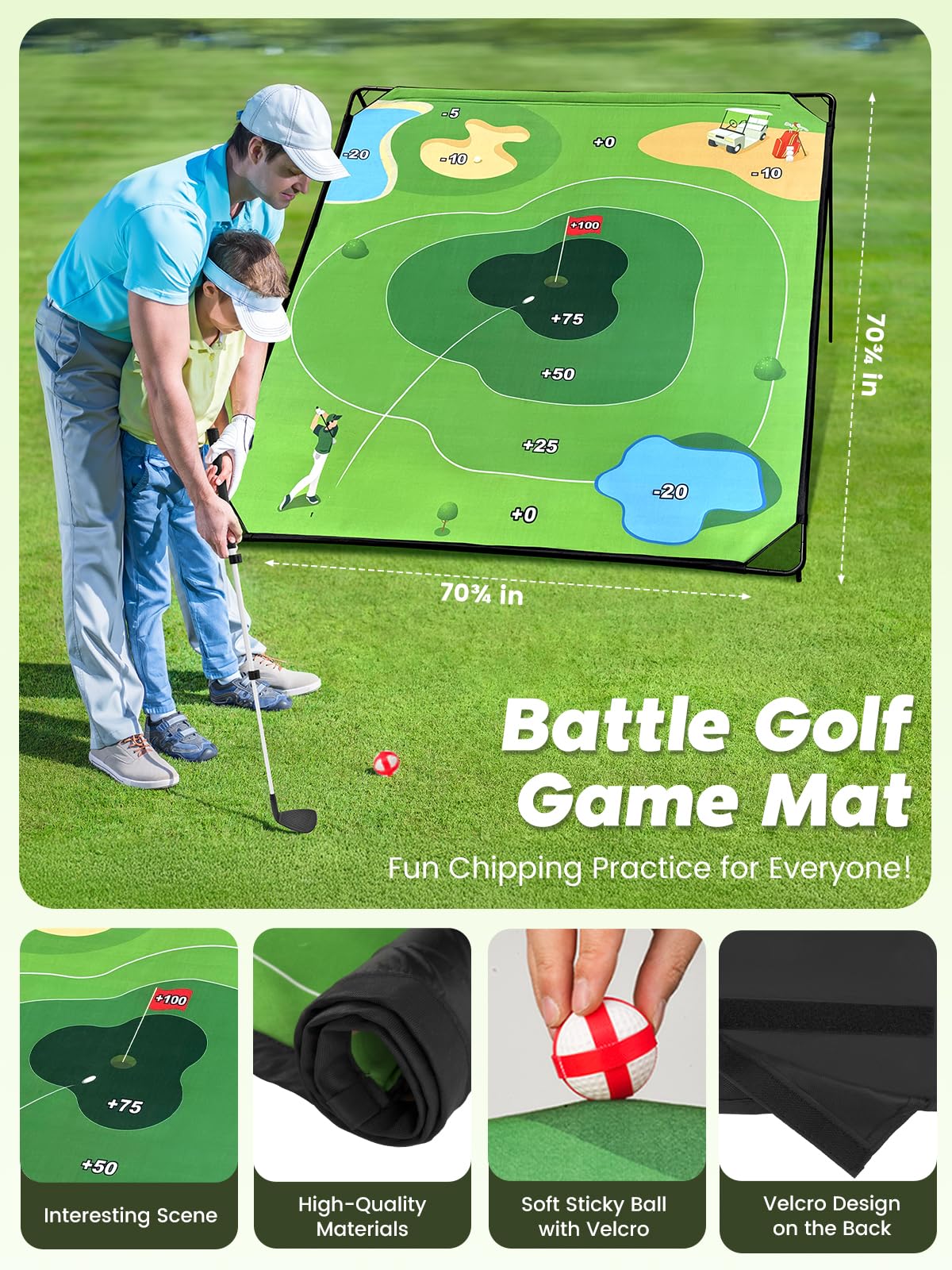 URUQ upgraded adjustable golf clubs for smooth swings and durable play