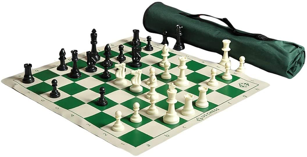 US Chess Federation Quiver triple-weighted pieces in green for stable, precise play