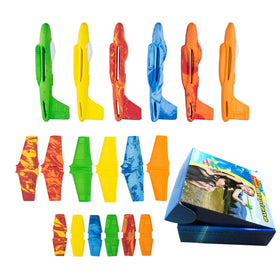 US Sense foam glider kit side view highlights easy assembly and safe foam bodies.