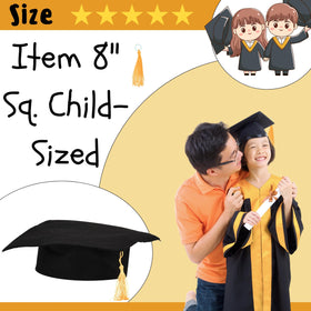 US Toy customizable cap space for names or logos during school celebrations.