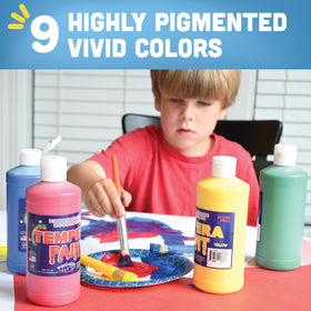 US Toy tempera paint supports brush-friendly application across surfaces