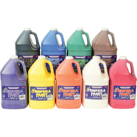 US Toy washable tempera paint 1gal container with vibrant colors and mess-free cleanup