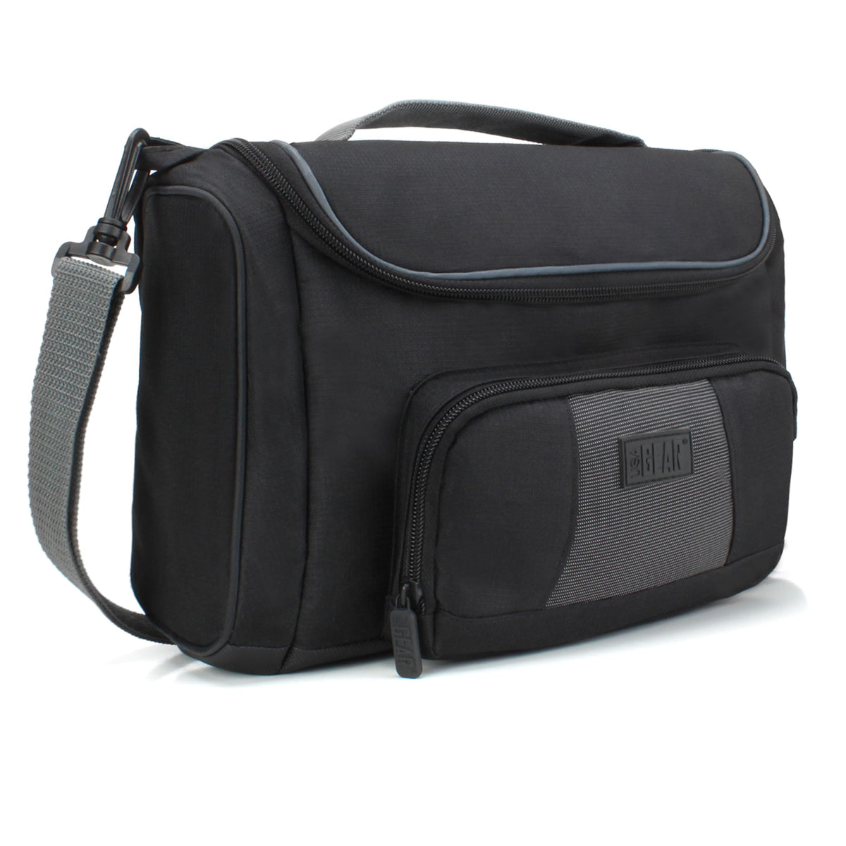 USA Gear MTG carrying bag interior with adjustable dividers for organized storage.