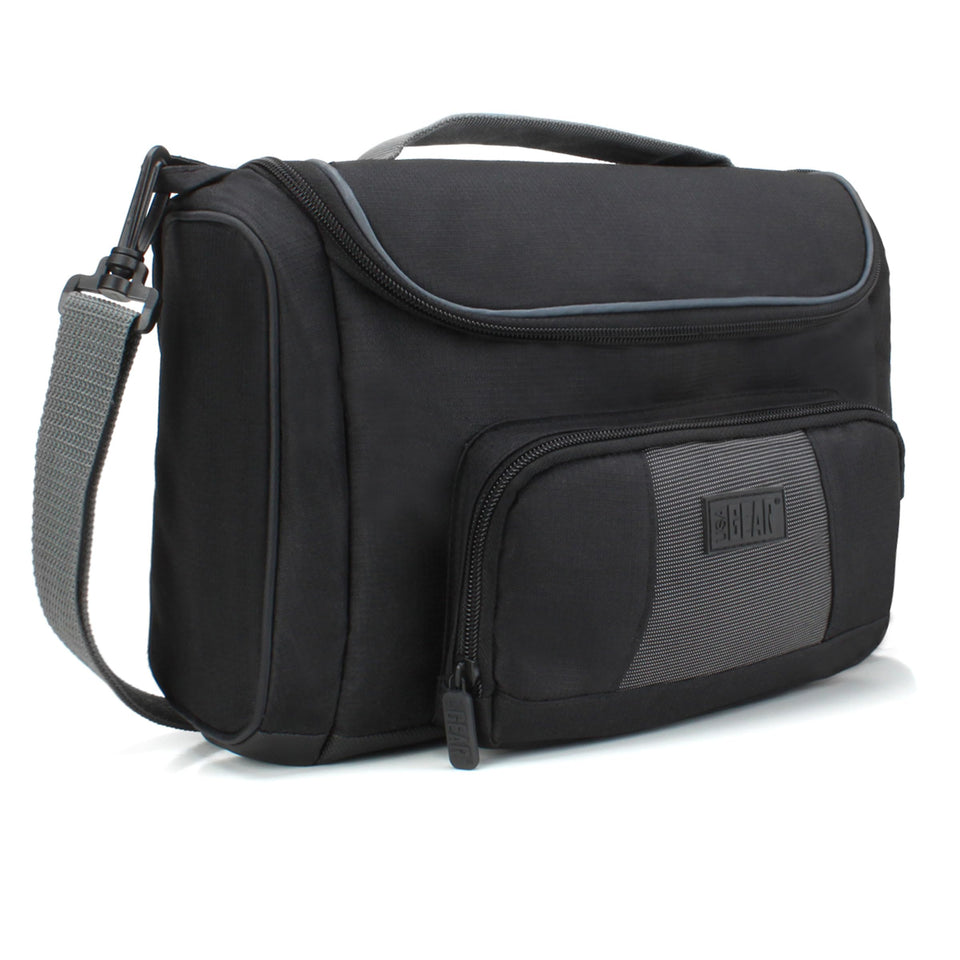 USA Gear MTG carrying bag interior with adjustable dividers for organized storage.