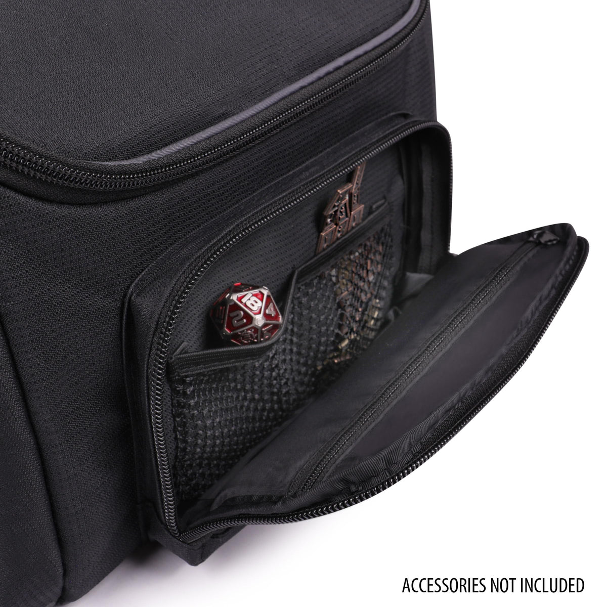 Rugged bottom shields contents on damp surfaces.