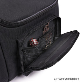 Rugged bottom shields contents on damp surfaces.