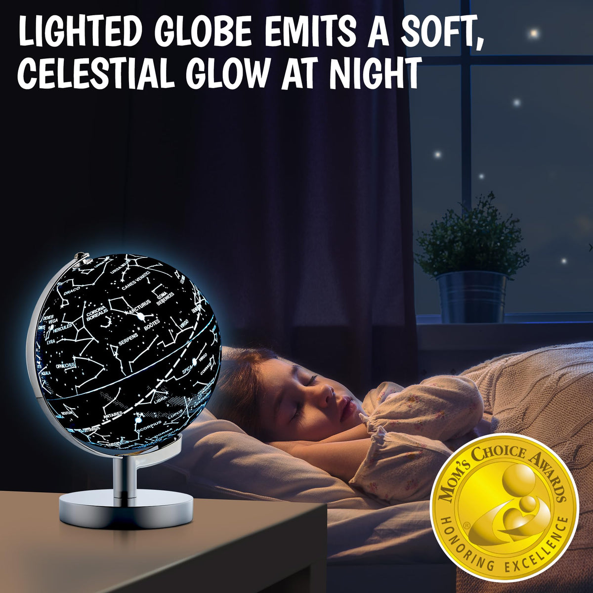 USA Toyz Illuminated Globe 360-degree rotation enables exploration from every angle.