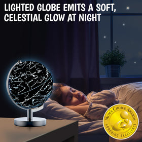 USA Toyz Illuminated Globe 360-degree rotation enables exploration from every angle.