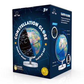 USA Toyz Illuminated Globe compact size fits kid desks and shelves.