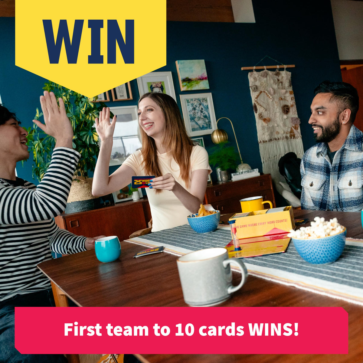 USAOPOLY 25 Words or Less card deck sparks quick clues for lively rounds