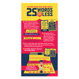 USAOPOLY 25 Words or Less party gathering ideal for friends' game nights
