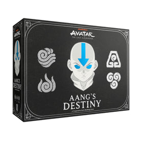 USAOPOLY Avatar Destiny game cover with Aang and friends for family play